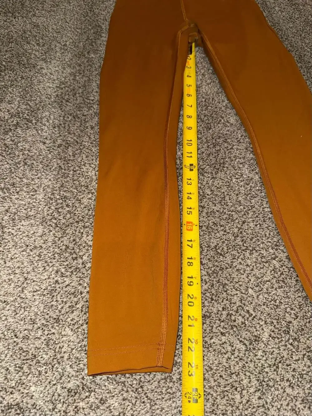 Lululemon Swift Speed High-Rise Tight 25" Burnt Orange Leggings - Picture 2 of 5